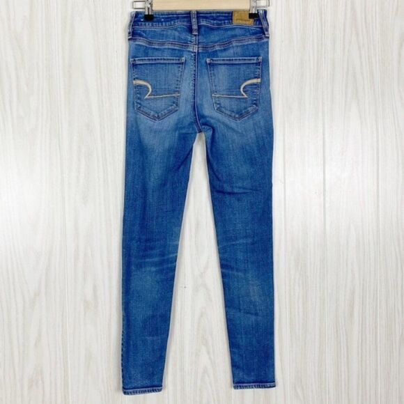 American Eagle | Super Hi Rise Jegging 00 Short - Picture 2 of 7